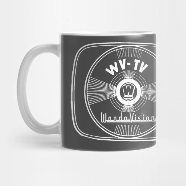 Retro TV logo Wanda Television by Diversions pop culture designs